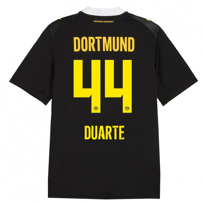 Danxen Damen Enzo Dos Santos #44 Schwarz Rot Gelb Auswärtstrikot Trikot 2026/27 T-Shirt