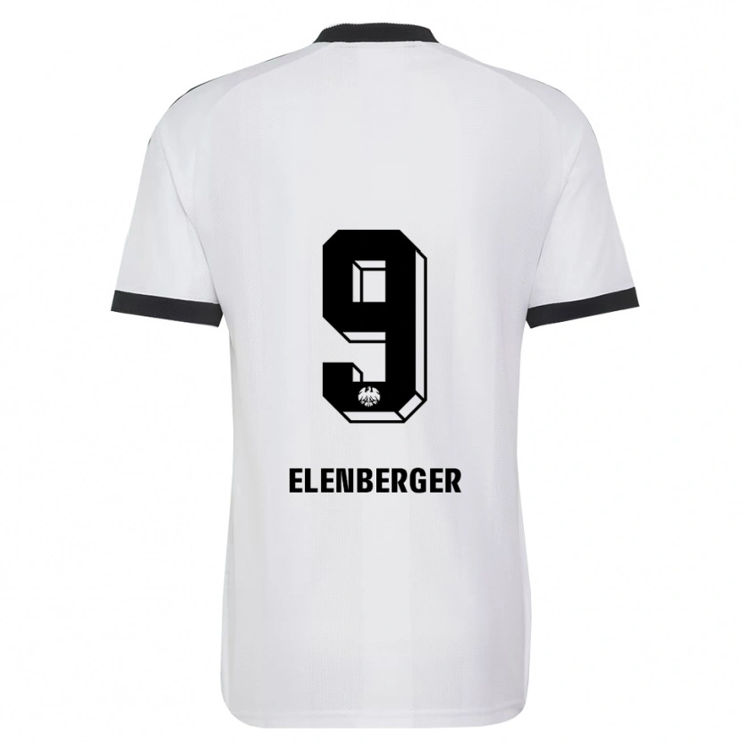 Danxen Damen Samuel Elenberger #9 Schwarz Weiß Auswärtstrikot Trikot 2026/27 T-Shirt