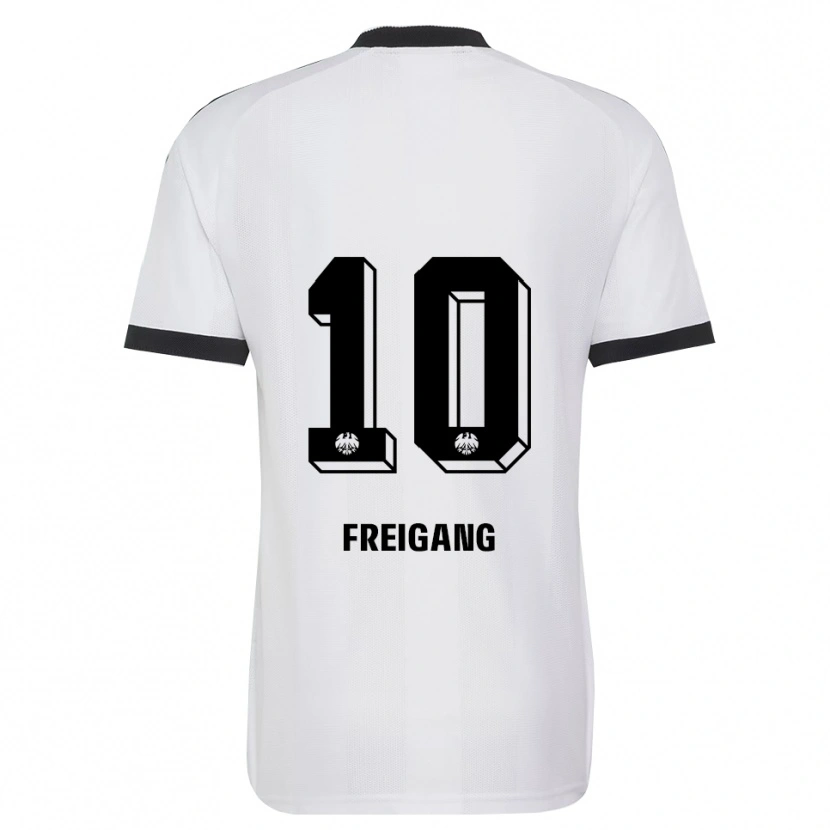 Danxen Damen Laura Freigang #10 Schwarz Weiß Auswärtstrikot Trikot 2026/27 T-Shirt