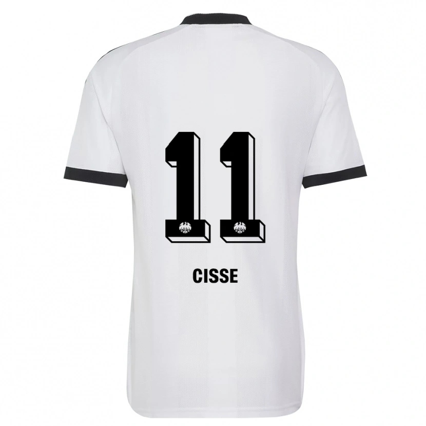 Danxen Damen Cherif Cisse #11 Schwarz Weiß Auswärtstrikot Trikot 2026/27 T-Shirt