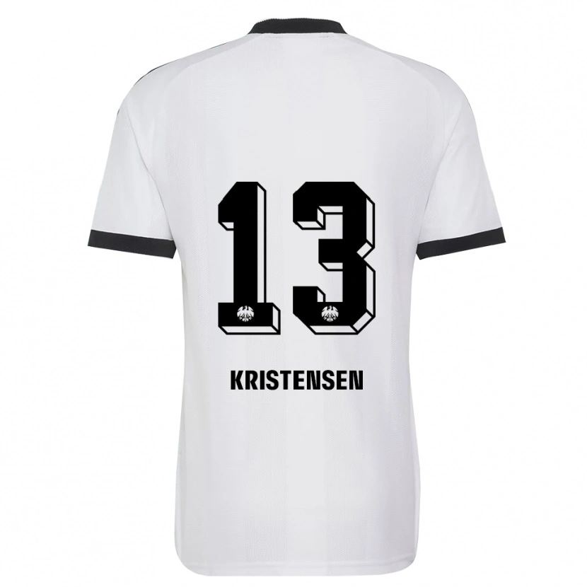 Danxen Damen Rasmus Kristensen #13 Schwarz Weiß Auswärtstrikot Trikot 2026/27 T-Shirt