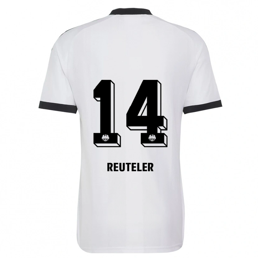 Danxen Damen Geraldine Reuteler #14 Schwarz Weiß Auswärtstrikot Trikot 2026/27 T-Shirt