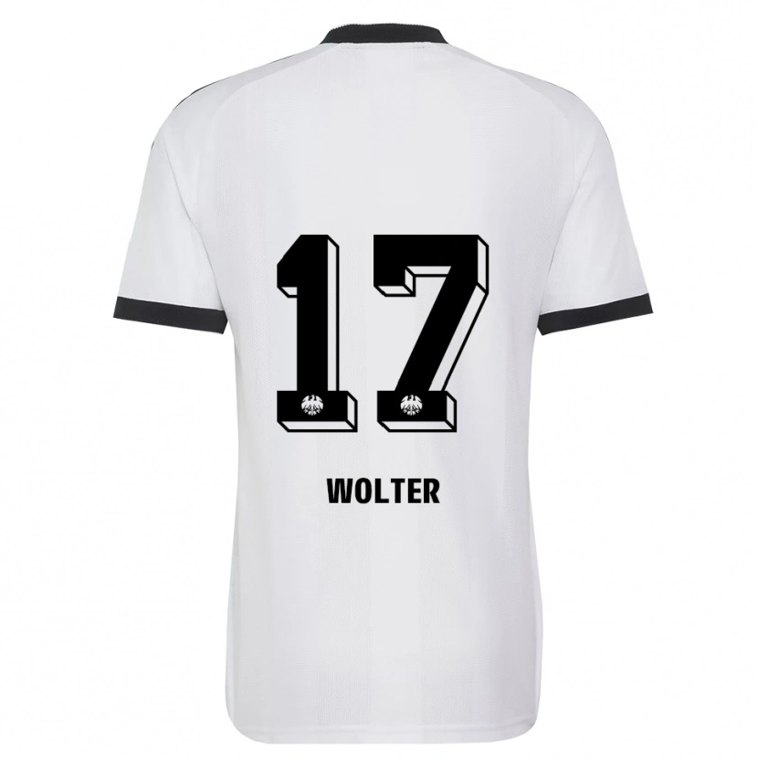 Danxen Damen Pia-Sophie Wolter #17 Schwarz Weiß Auswärtstrikot Trikot 2026/27 T-Shirt