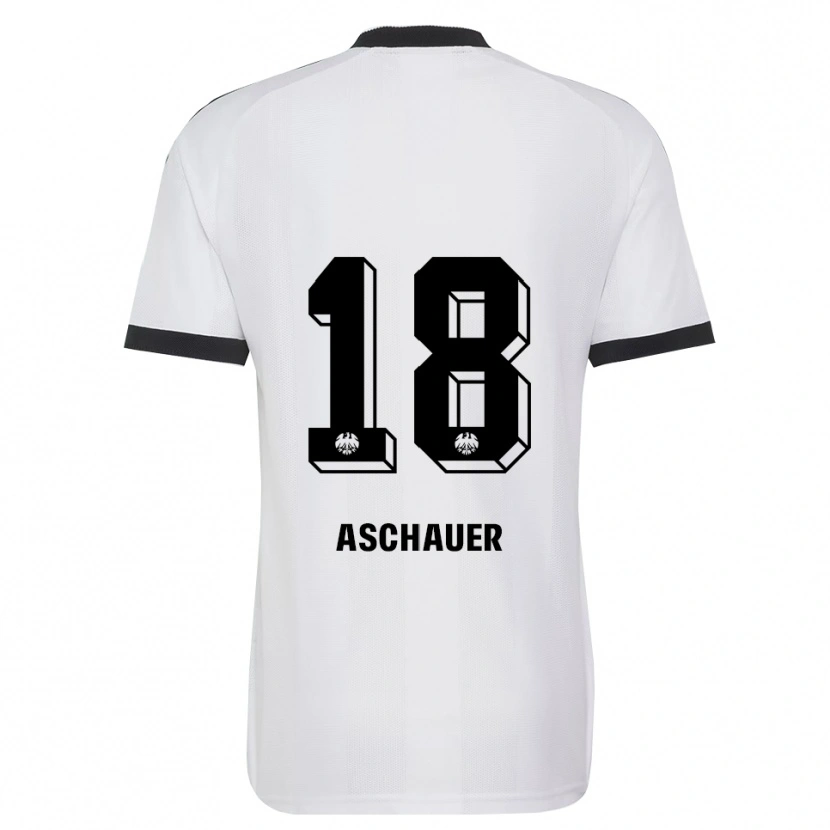 Danxen Damen Verena Aschauer Hanshaw #18 Schwarz Weiß Auswärtstrikot Trikot 2026/27 T-Shirt