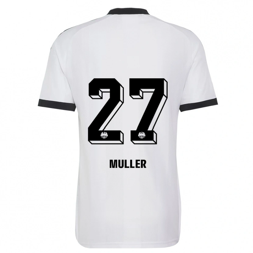 Danxen Damen Mark Müller #27 Schwarz Weiß Auswärtstrikot Trikot 2026/27 T-Shirt