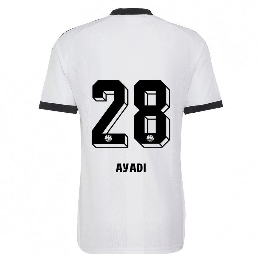 Danxen Damen Akram Ayadi #28 Schwarz Weiß Auswärtstrikot Trikot 2026/27 T-Shirt