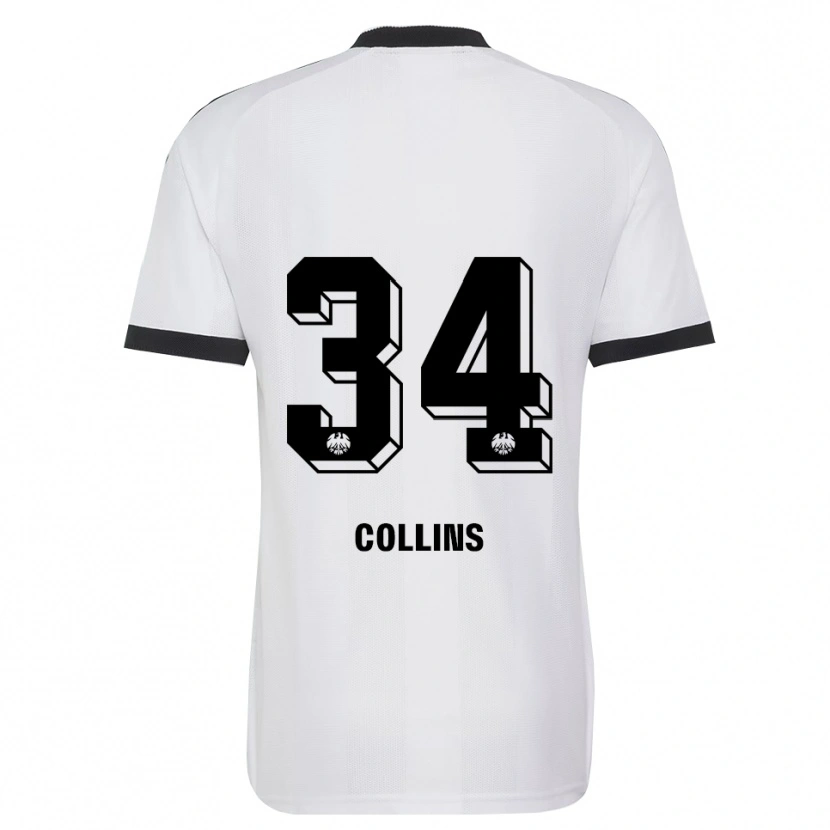 Danxen Damen Nnamdi Collins #34 Schwarz Weiß Auswärtstrikot Trikot 2026/27 T-Shirt