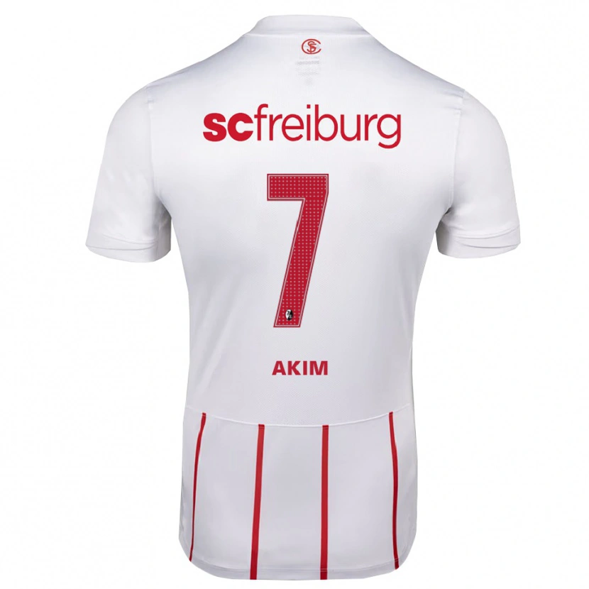 Danxen Damen Akim Schnerring #7 Weiß Rot Gelb Auswärtstrikot Trikot 2026/27 T-Shirt