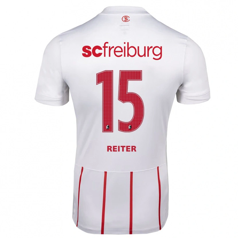 Danxen Damen Vincent Reiter #15 Weiß Rot Gelb Auswärtstrikot Trikot 2026/27 T-Shirt