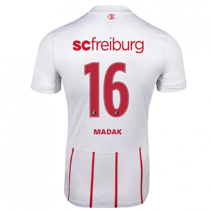 Danxen Damen Mahir Madak #16 Weiß Rot Gelb Auswärtstrikot Trikot 2026/27 T-Shirt