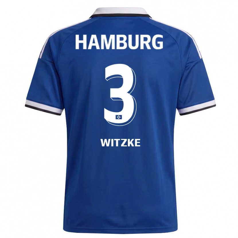 Danxen Damen Oliver Witzke #3 Weiß Blau Auswärtstrikot Trikot 2026/27 T-Shirt