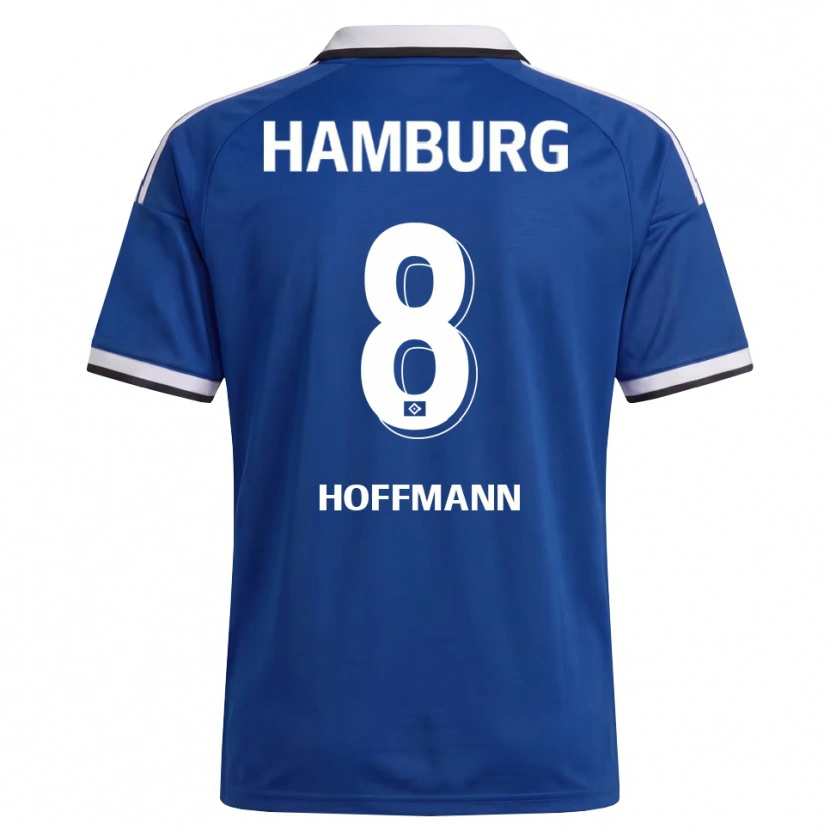 Danxen Damen Nick Hoffmann #8 Weiß Blau Auswärtstrikot Trikot 2026/27 T-Shirt