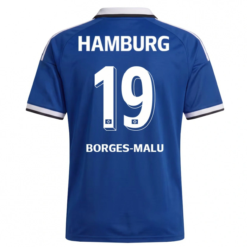 Danxen Damen Louis Borges-Malu #19 Weiß Blau Auswärtstrikot Trikot 2026/27 T-Shirt