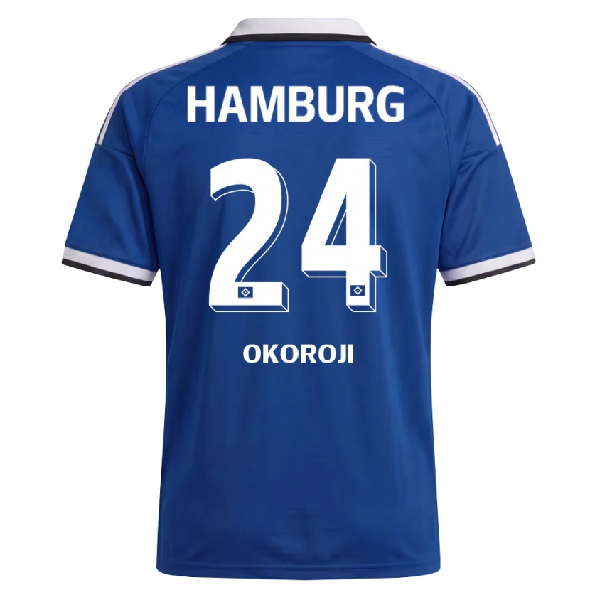 Danxen Damen Chamal Okoroji #24 Weiß Blau Auswärtstrikot Trikot 2026/27 T-Shirt