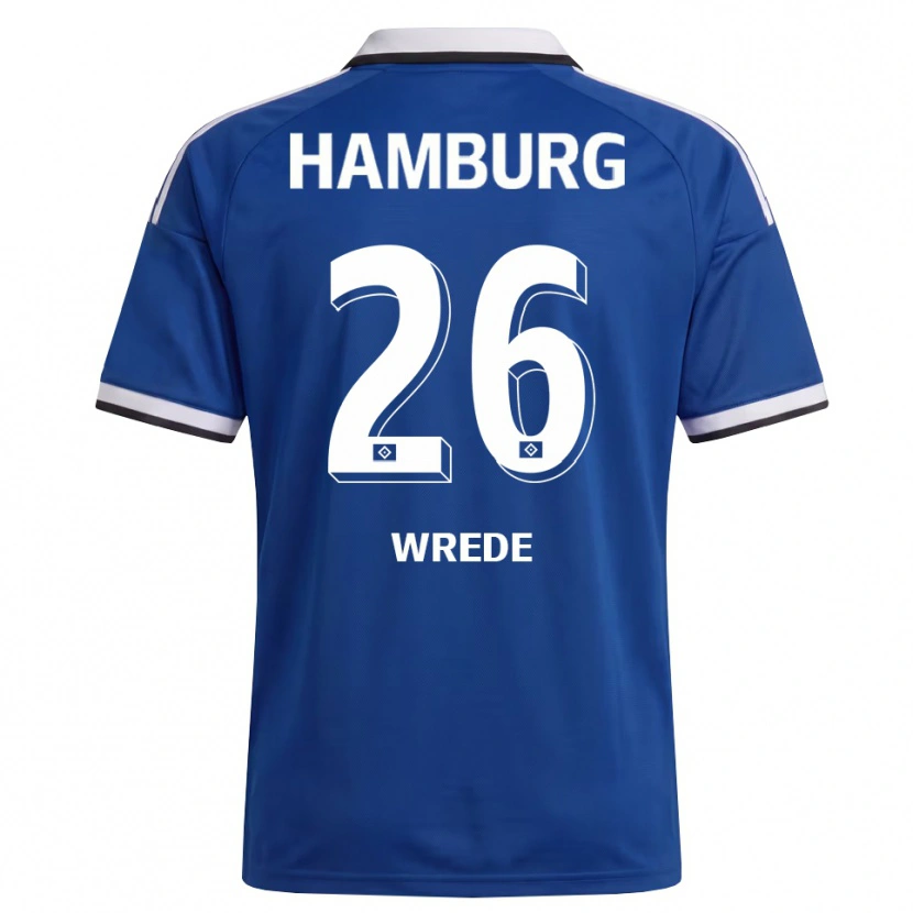 Danxen Damen Jonna Wrede #26 Weiß Blau Auswärtstrikot Trikot 2026/27 T-Shirt