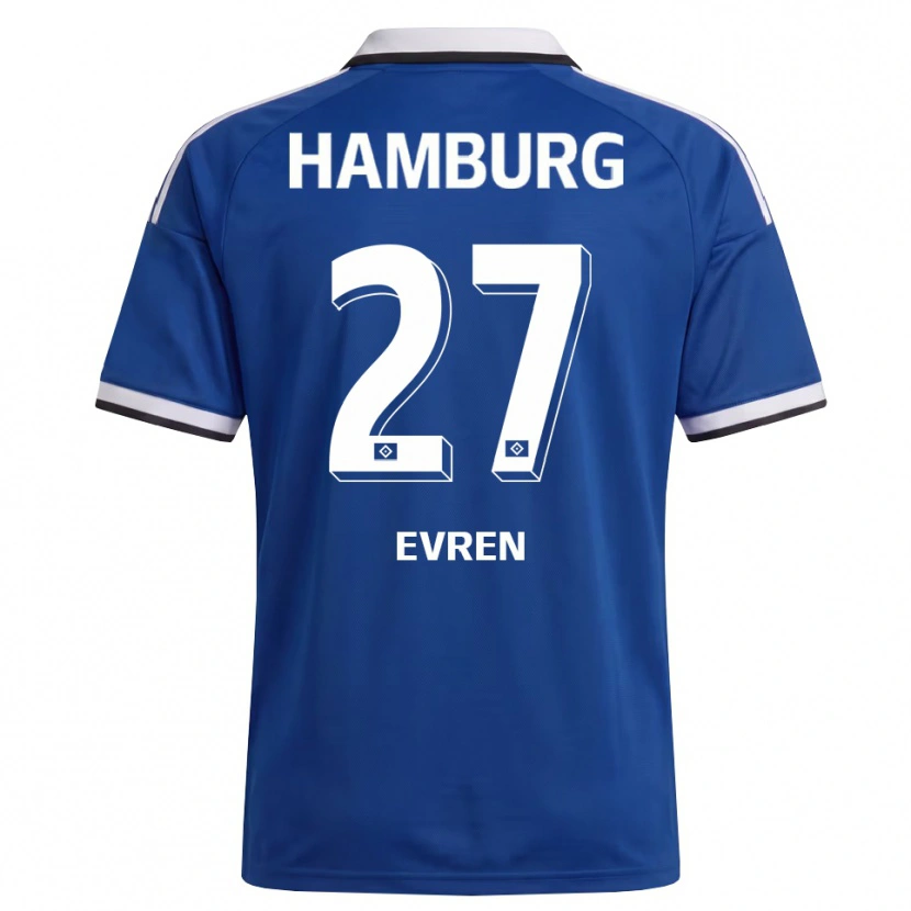Danxen Damen Batuhan Evren #27 Weiß Blau Auswärtstrikot Trikot 2026/27 T-Shirt