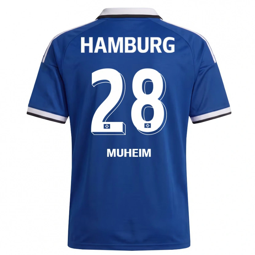 Danxen Damen Miro Muheim #28 Weiß Blau Auswärtstrikot Trikot 2026/27 T-Shirt