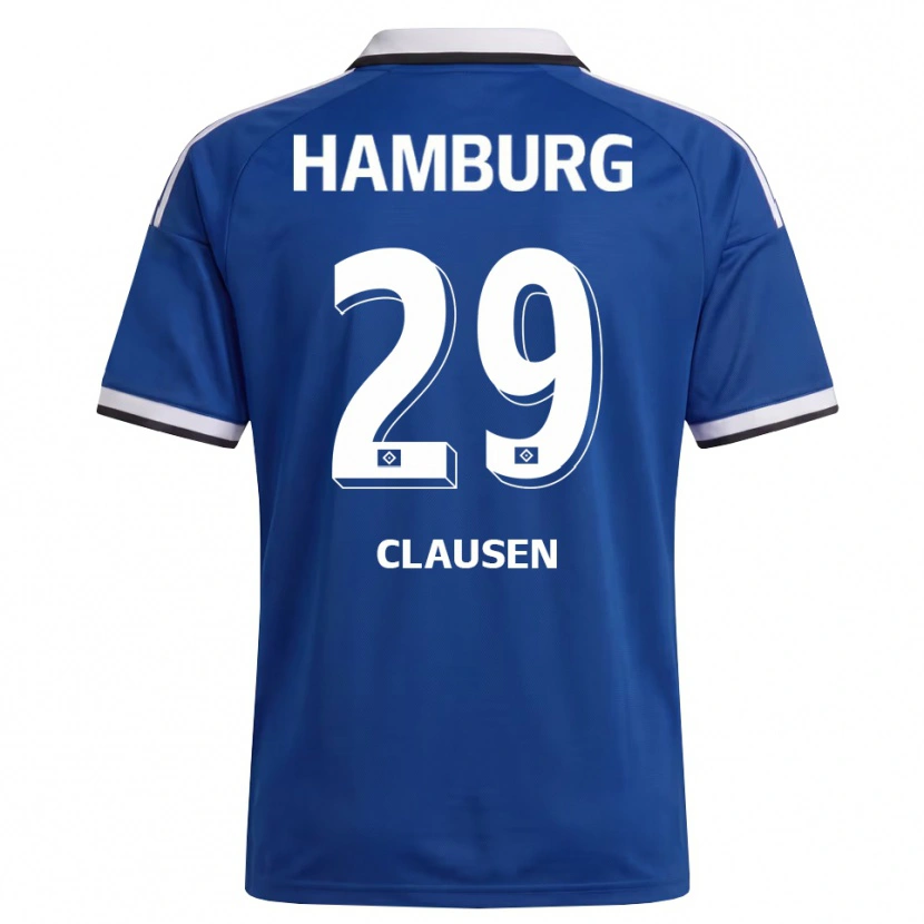 Danxen Damen Lina Clausen #29 Weiß Blau Auswärtstrikot Trikot 2026/27 T-Shirt