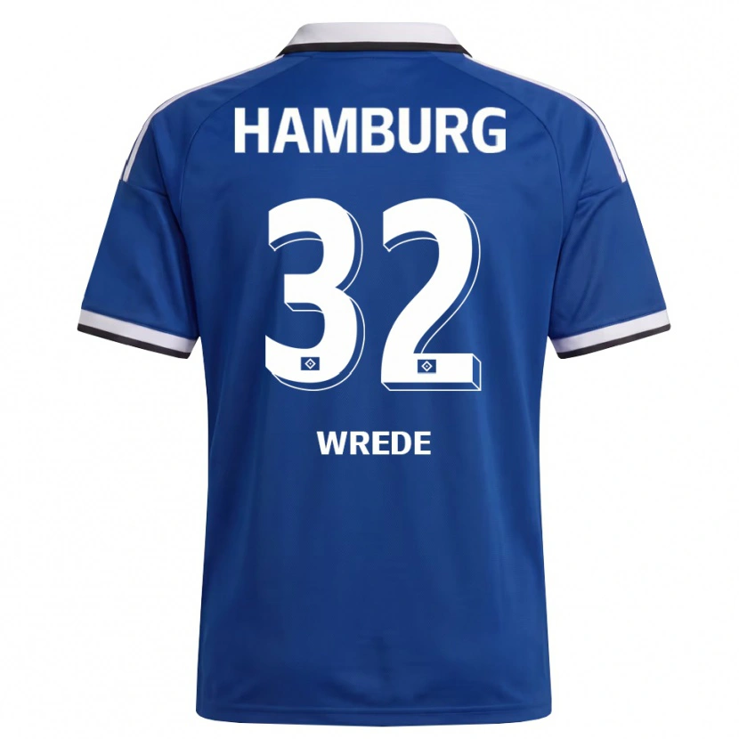 Danxen Damen Lotta Wrede #32 Weiß Blau Auswärtstrikot Trikot 2026/27 T-Shirt