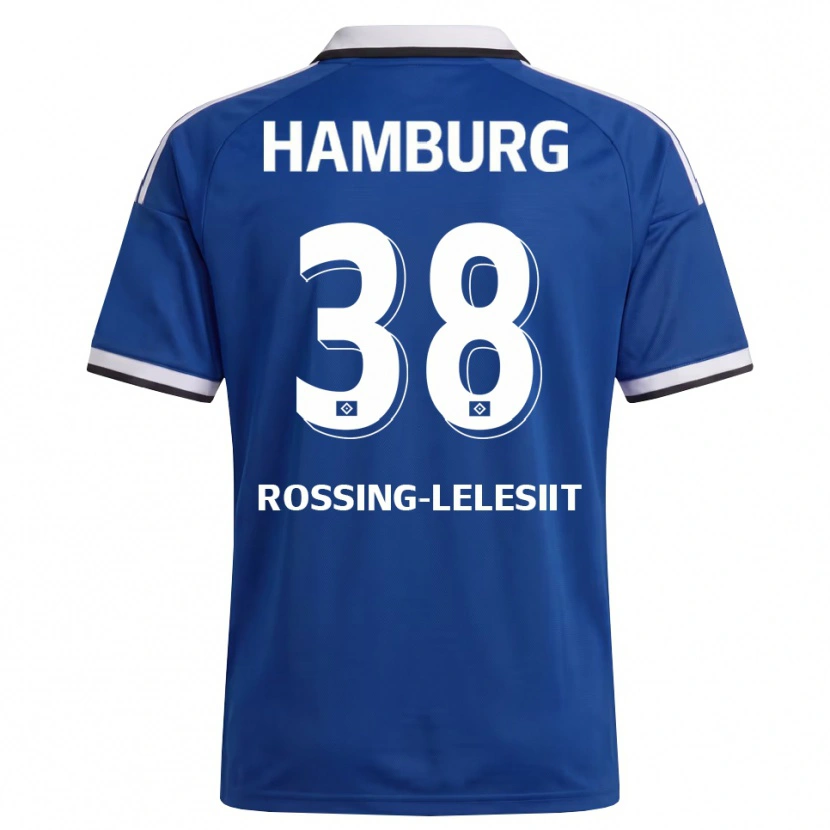 Danxen Damen Alexander Røssing-Lelesiit #38 Weiß Blau Auswärtstrikot Trikot 2026/27 T-Shirt