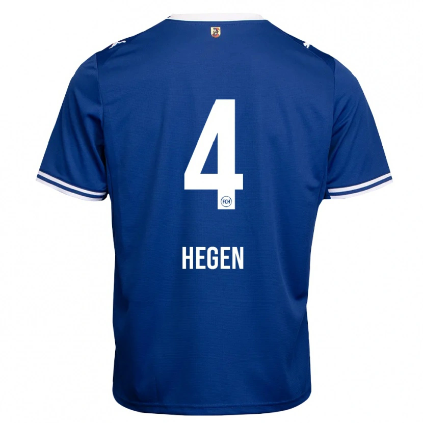 Danxen Damen Robin Hegen #4 Königsblau Weiß Auswärtstrikot Trikot 2026/27 T-Shirt