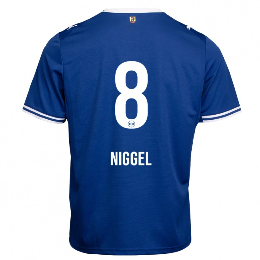 Danxen Damen Henrik Niggel #8 Königsblau Weiß Auswärtstrikot Trikot 2026/27 T-Shirt
