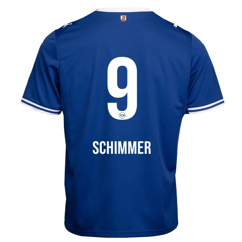 Danxen Damen Stefan Schimmer #9 Königsblau Weiß Auswärtstrikot Trikot 2026/27 T-Shirt