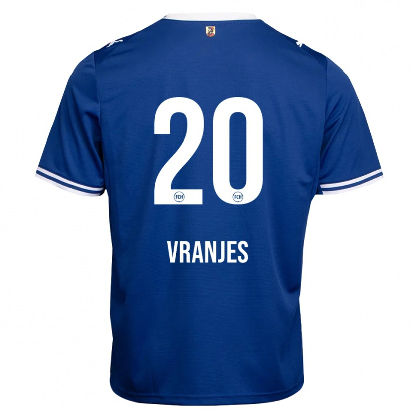 Danxen Damen Rafael Vranjes #20 Königsblau Weiß Auswärtstrikot Trikot 2026/27 T-Shirt
