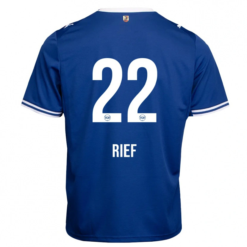 Danxen Damen Eugen Rief #22 Königsblau Weiß Auswärtstrikot Trikot 2026/27 T-Shirt
