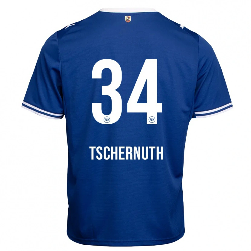 Danxen Damen Paul Tschernuth #34 Königsblau Weiß Auswärtstrikot Trikot 2026/27 T-Shirt