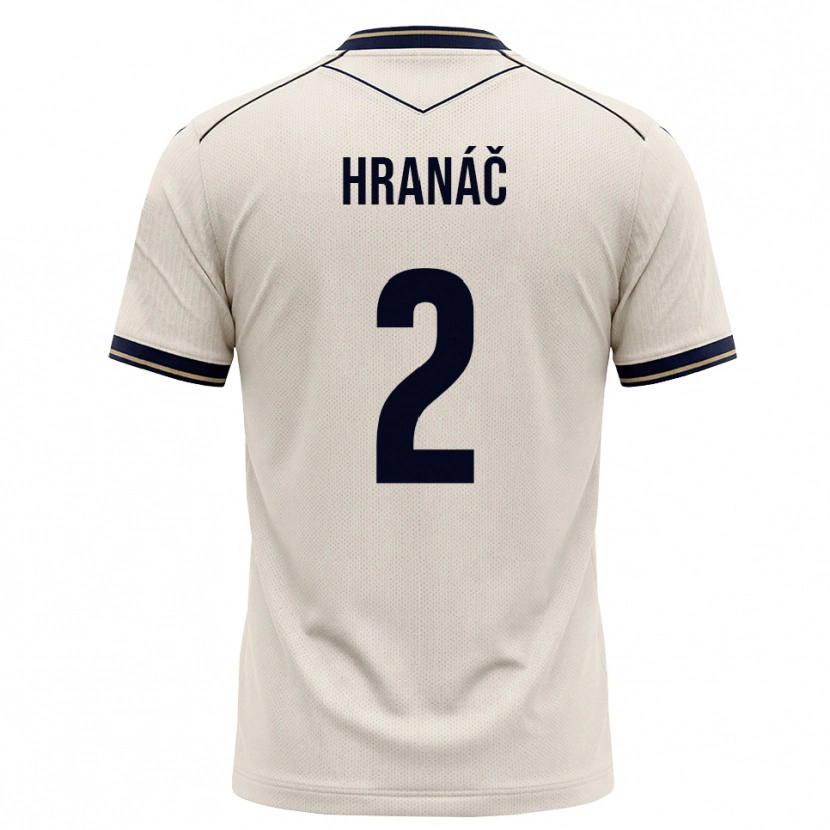 Danxen Damen Robin Hranac #2 Creme Tiefblau Auswärtstrikot Trikot 2026/27 T-Shirt