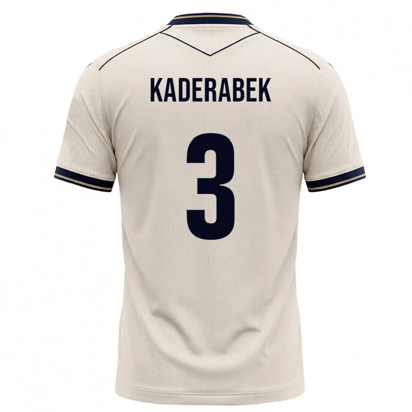 Danxen Damen Pavel Kaderabek #3 Creme Tiefblau Auswärtstrikot Trikot 2026/27 T-Shirt