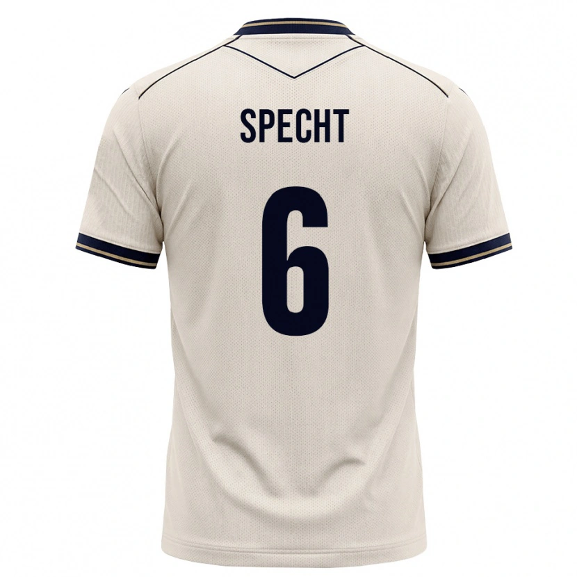 Danxen Damen Michaela Specht #6 Creme Tiefblau Auswärtstrikot Trikot 2026/27 T-Shirt