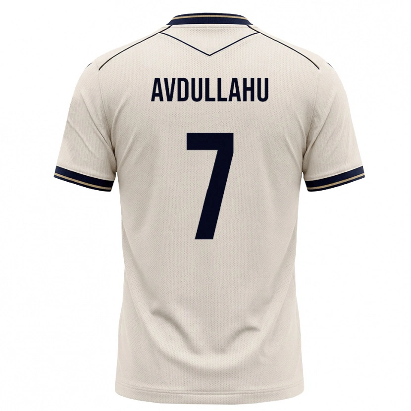 Danxen Damen Leon Avdullahu #7 Creme Tiefblau Auswärtstrikot Trikot 2026/27 T-Shirt