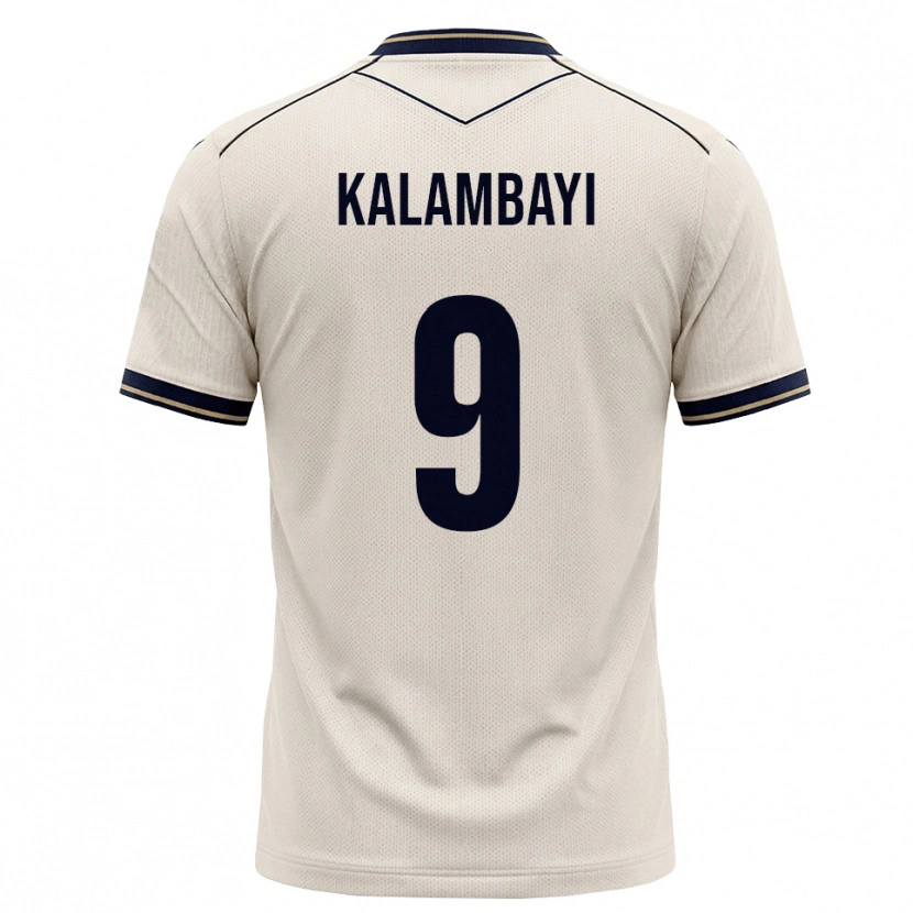 Danxen Damen Simon Kalambayi #9 Creme Tiefblau Auswärtstrikot Trikot 2026/27 T-Shirt
