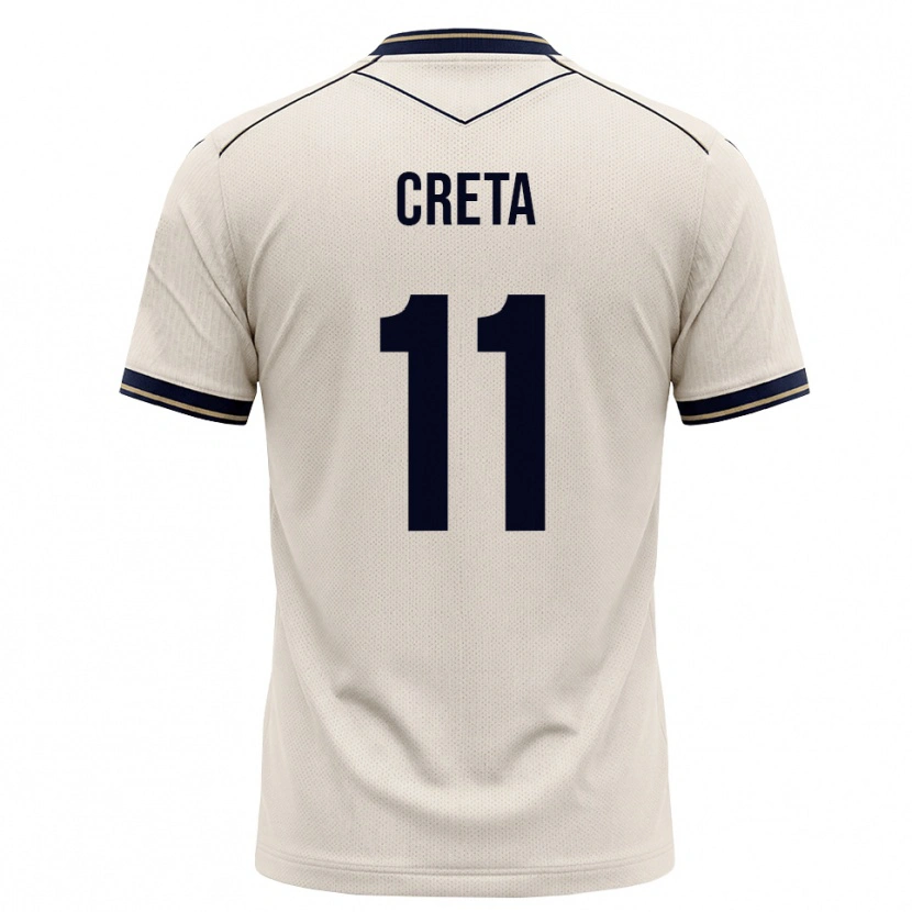Danxen Damen David Creța #11 Creme Tiefblau Auswärtstrikot Trikot 2026/27 T-Shirt