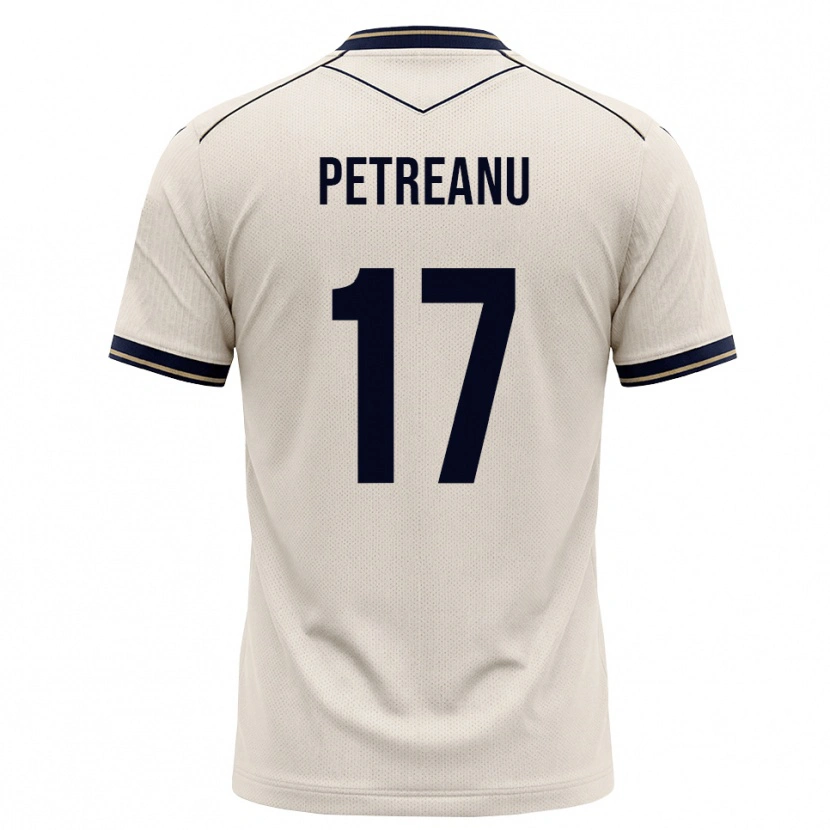 Danxen Damen Vlad Petreanu #17 Creme Tiefblau Auswärtstrikot Trikot 2026/27 T-Shirt