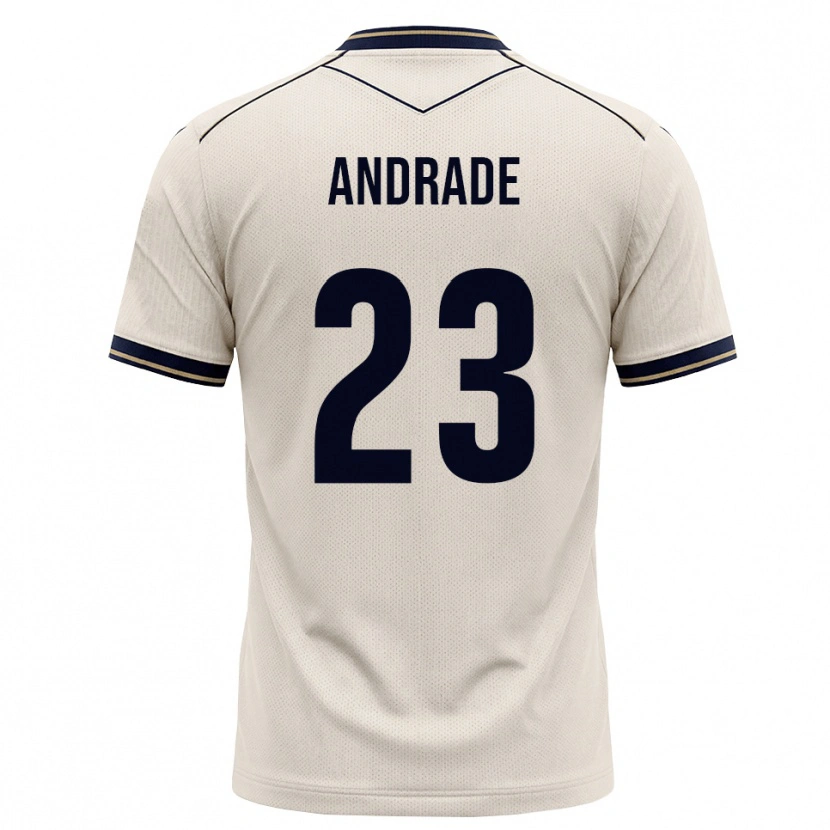 Danxen Damen Nickolas Andrade #23 Creme Tiefblau Auswärtstrikot Trikot 2026/27 T-Shirt