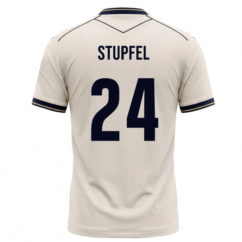 Danxen Damen Janis Stupfel #24 Creme Tiefblau Auswärtstrikot Trikot 2026/27 T-Shirt