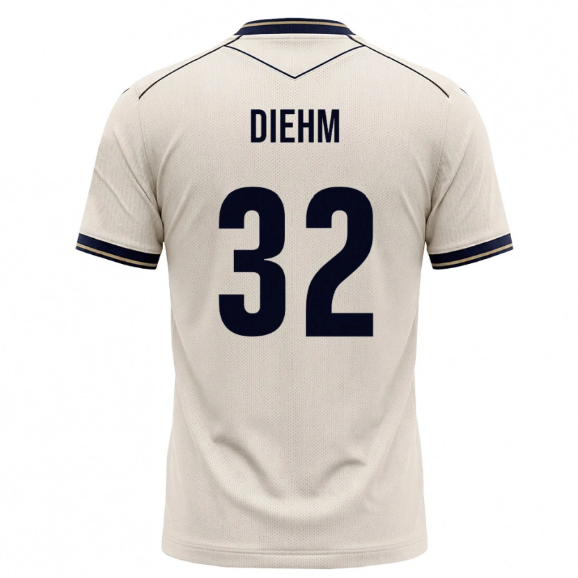 Danxen Damen Vanessa Diehm #32 Creme Tiefblau Auswärtstrikot Trikot 2026/27 T-Shirt