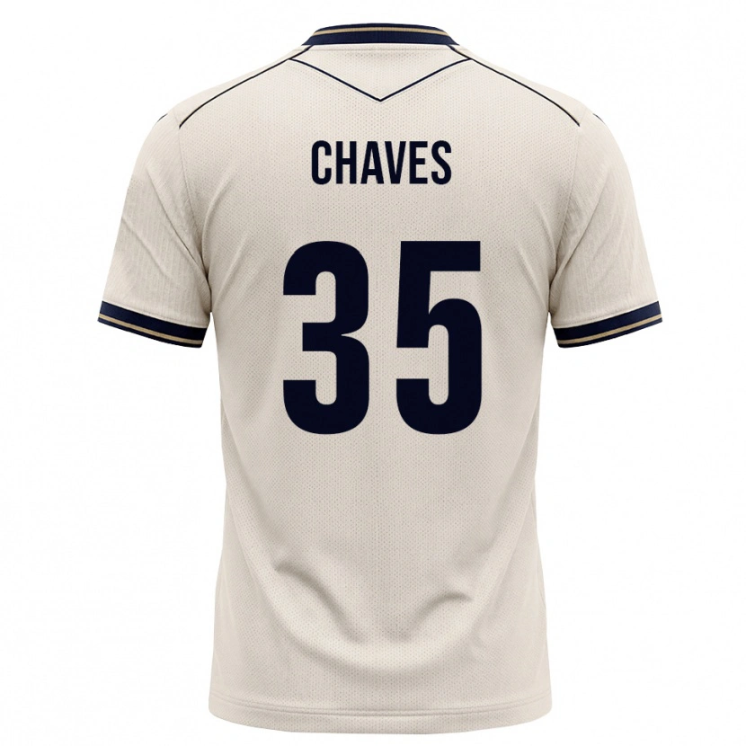 Danxen Damen Arthur Chaves #35 Creme Tiefblau Auswärtstrikot Trikot 2026/27 T-Shirt