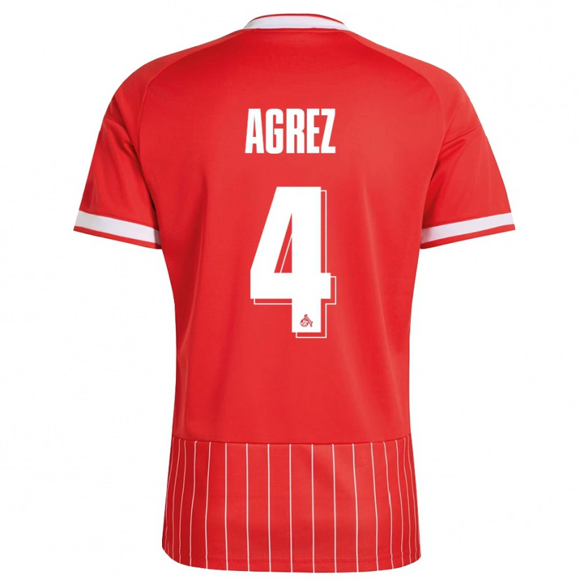 Danxen Damen Sara Agrež #4 Rot Weiß Grün Auswärtstrikot Trikot 2026/27 T-Shirt
