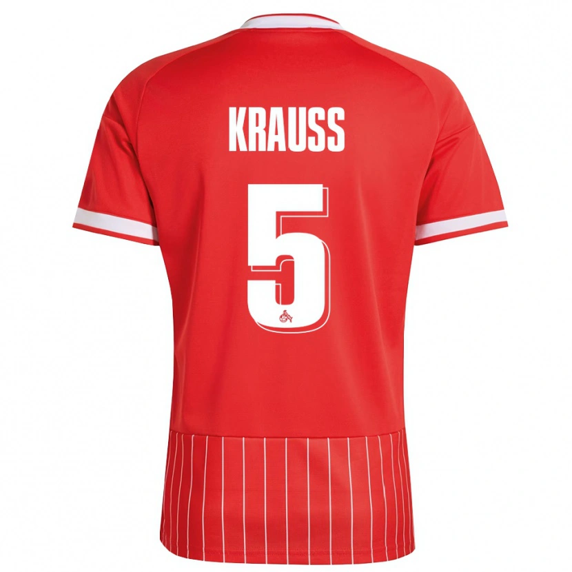 Danxen Damen Tom Krauß #5 Rot Weiß Grün Auswärtstrikot Trikot 2026/27 T-Shirt