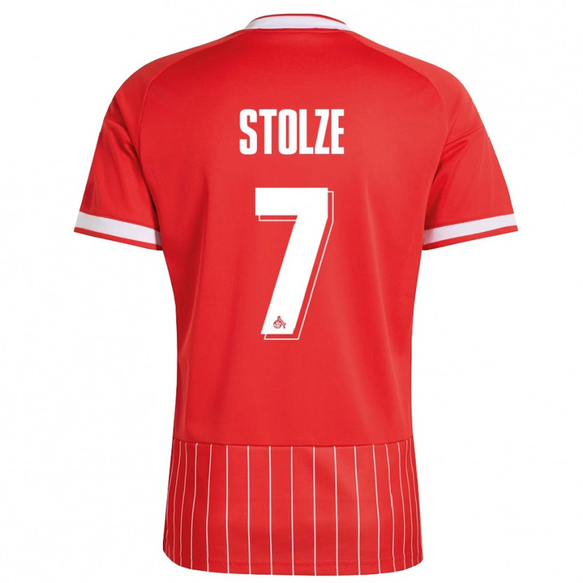 Danxen Damen Anna-Lena Stolze #7 Rot Weiß Grün Auswärtstrikot Trikot 2026/27 T-Shirt