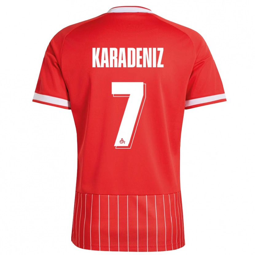 Danxen Damen Thierry Karadeniz #7 Rot Weiß Grün Auswärtstrikot Trikot 2026/27 T-Shirt