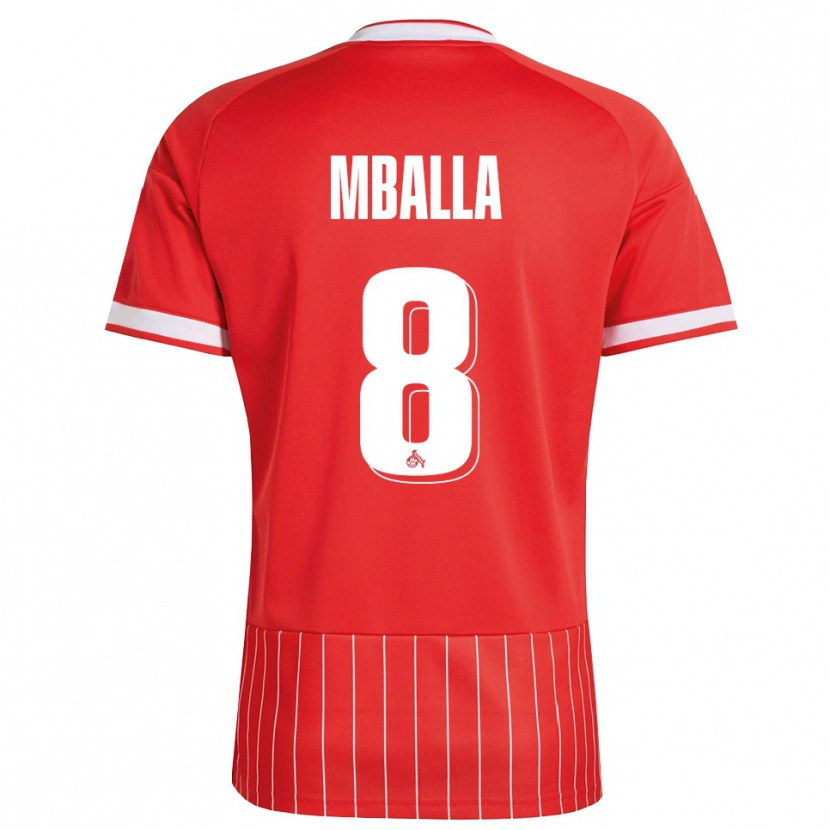 Danxen Damen Loiks Mballa #8 Rot Weiß Grün Auswärtstrikot Trikot 2026/27 T-Shirt