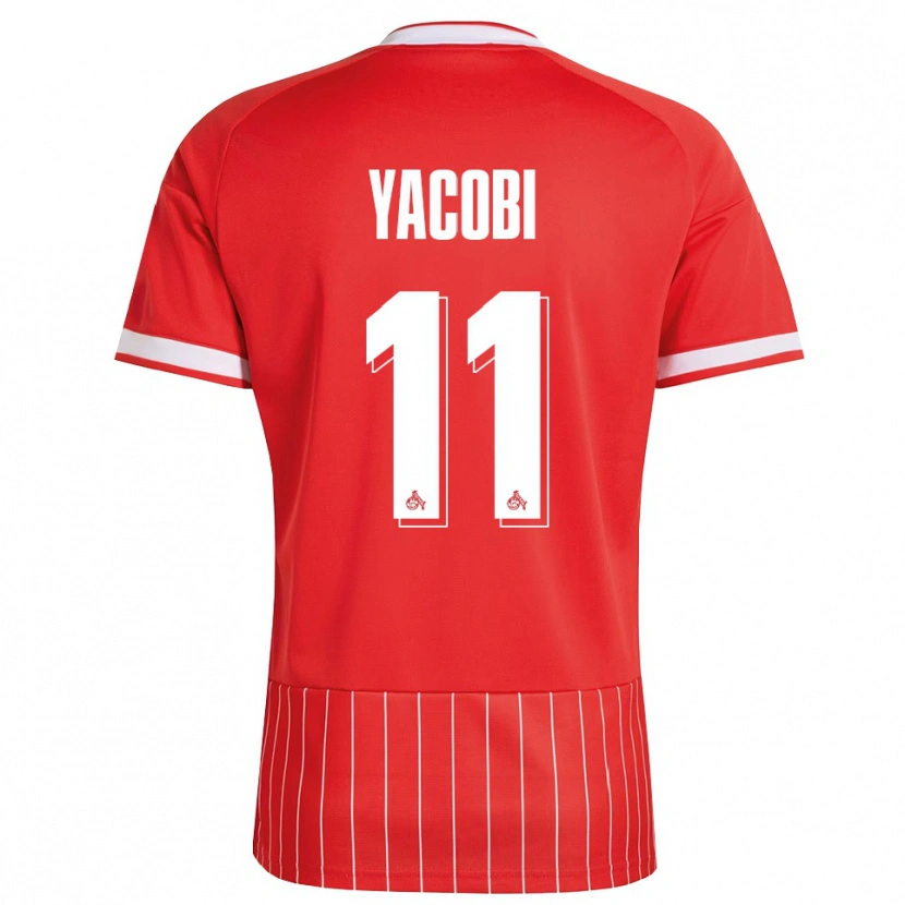 Danxen Damen Nilas Yacobi #11 Rot Weiß Grün Auswärtstrikot Trikot 2026/27 T-Shirt