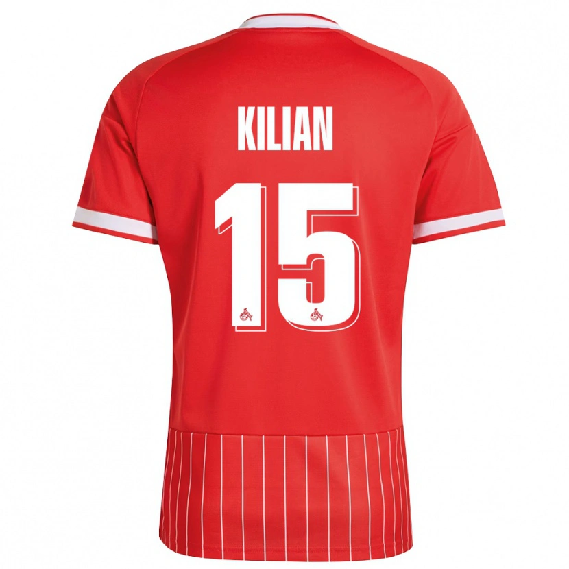 Danxen Damen Luca Kilian #15 Rot Weiß Grün Auswärtstrikot Trikot 2026/27 T-Shirt