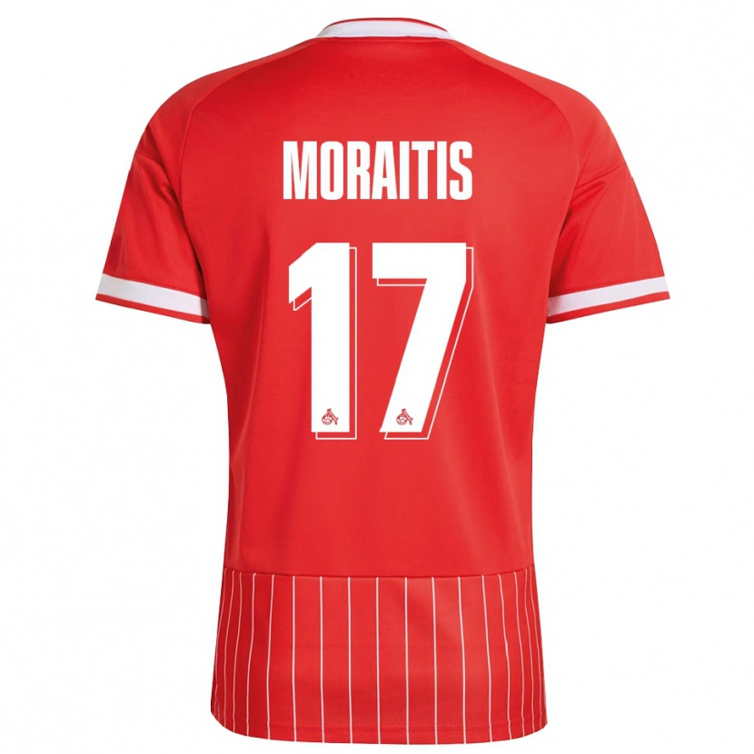 Danxen Damen Victor Moraitis #17 Rot Weiß Grün Auswärtstrikot Trikot 2026/27 T-Shirt