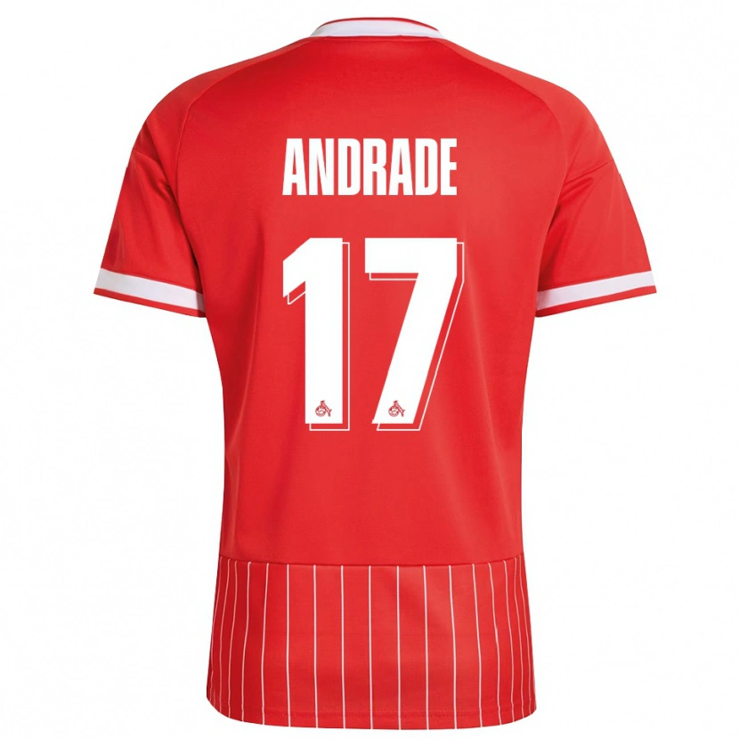 Danxen Damen Lydia Andrade #17 Rot Weiß Grün Auswärtstrikot Trikot 2026/27 T-Shirt